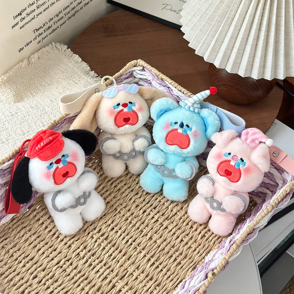 兴隆玩具改正搭档小队（A18492）毛绒挂件，案例换货